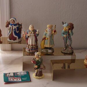 Christmas People for Holiday Villages - International Santa Claus Collection